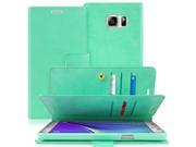 Galaxy Note 5 Case [Extra Card Cash Slots] GOOSPERY® Mansoor Diary [Double Sided Wallet Case] Soft PU Leather [Drop Protection] Cover for Samsung Galaxy Note