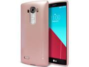 LG G4 Case [Ultra Slim] Shock Absorption [Metallic Finish] Premium TPU Case Cover [Anti Discoloring Finish] Goospery® i Jelly Case for LG G4 5.5 Metallic Ho