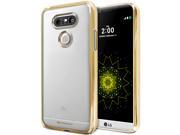 LG G5 Case [Ultra Slim See Through Case] Shock Absorbing TPU Bumper Case [Non Bulky Protection] Metallic Edge Finish Goospery® Ring 2 Jelly Series Case for LG G
