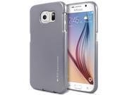 Galaxy S6 Case [Ultra Slim] Shock Absorption [Metallic Finish] Premium TPU Case Cover [Anti Discoloring Finish] Goospery® i Jelly Case for Samsung Galaxy S6 5