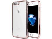 iPhone 7 Plus Case [Ultra Slim See Through Case] Shock Absorbing TPU Bumper [Non Bulky Protection] Metallic Edge Finish Goospery® Ring 2 Jelly for Apple iPhone