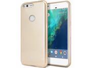 Google Pixel Case [Thin Slim Case] Flexible [Lightweight] Shock Absorbing [Drop Protection] TPU Bumper Case [Perfect Fit] Goospery® Pearl Jelly Cover for Google