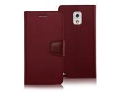 Galaxy NOTE 3 Case [Drop Protection] GOOSPERY® Sonata Diary [Wallet Case] Premium PU Leather Case w TPU Casing [ID Credit Card Slots] Flip Stand Cover for Sam