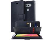 LG V20 Case [Wallet Case] Extra Card Holders Cash Slots [Drop Protection] Double Sided Wallet Case [PU Leather] GOOSPERY® Mansoor Series Cover for LG V20 5.7