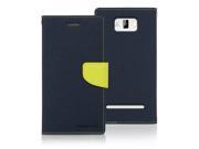 BLU Studio 5.5 Case 5.5 [Wallet Case] Card Holders [Drop Protection Shock Aborption] Inner TPU Case [PU Saffiano Leather] Cash Slot [Flip Stand] GOOSPERY®