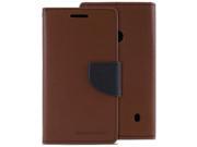 Nokia Lumia 525 Case 4.0 [Wallet Case] Card Holders [Drop Protection Shock Aborption] Inner TPU Case [PU Saffiano Leather] Cash Slot [Flip Stand] GOOSPERY®