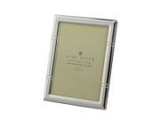Elegance 5 x 7 Silver Plated Reed Life Style Metal Photo Frame