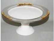 Elegance Gold Feather Cake Stand