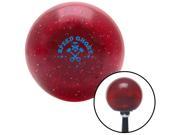 American Shifter Company ASCSNX1603558 Blue Speed Ghost Red Metal Flake Shift Knob fits honda harley davidson track aut