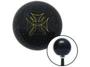 American Shifter Company ASCSNX130789 Black and Yellow Pinstripe 2 Black Metal Flake Shift Knob with M16 x 1.5 Insert American Shifter Company ASCSNX130789 Black and Yellow Pinstripe 2 Black Metal Flake Shift Knob with M16 x 1.5 Insert