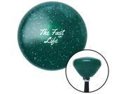 American Shifter Company ASCSNX1612841 White The Fast Life Green Retro Metal Flake Shift Knob fits nismo speedway panhe