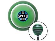 Speed Demon Blue Green Stripe Shift Knob fits 1951 oldsmobile transmission jeep roadster 1962 pontiac 1939 ford vintage 1962 dodge chevy willys 1939 buick 1938