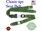 safeTboy Seat Belt New 1013132 1973 1976 Dodge Coronet 2pt Retro Green Certified Seat Belt convert push hwy