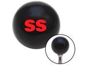 American Shifter Company ASCSNX87929 Red SS Black Shift Knob with M16 x 1.5 Insert