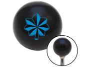 American Shifter Company ASCSNX86366 Blue Officer 04 Major and Lt. Colonel Black Shift Knob with M16 x 1.5 Insert