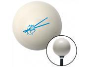 American Shifter Company 92616 Blue Drumsticks Clenched Ivory Shift Knob 700r4 Fiero SS Z28 SBC Firebird GM RS
