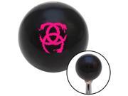 American Shifter Company ASCSNX85373 Pink Heraldic Snakes Black Shift Knob with M16 x 1.5 Insert
