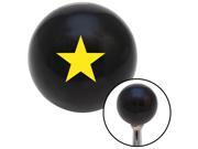 American Shifter Company ASCSNX86660 Yellow Officer 07 Rear Admiral Lower Half Black Shift Knob with M16 x 1.5 In