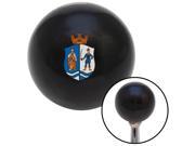 American Shifter Company ASCSNX85311 Crown Coat of Arms Black Shift Knob with M16 x 1.5 Insert