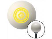 American Shifter Company 94055 Yellow Stars in Circle Formation Ivory Shift Knob bowtie GM 700r4 SS Lujo Z28 RS