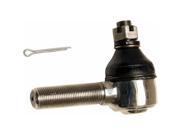Helix Suspension Brakes and Steering 413740 HEXTR3MLH Male Left Hand Thread Polished Stainless Steel Tie Rod End 12