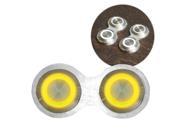 AUTOLOC POWER ACCESSORIES 12553 Retro Billet Switch with Yellow LED Illumination Single Switch