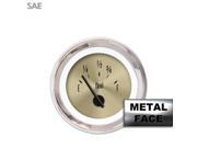 Aurora Instruments GAR23ZEXKABCC Fuel level Gauge - American Classic Gold Face, Black Modern Needles, Chrome Aurora Instruments GAR23ZEXKABCC Fuel level Gauge - American Classic Gold Face, Black Modern Needles, Chrome