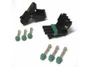 Vintage Parts USA PTR15785 NEW DESIGN Delphi GM 3 Pin Weatherpack Connector Kit 16 14 AWG WJ10192