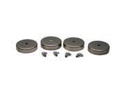 Helix Suspension Brakes and Steering 236844 HEXBJC Stainless Steel Ball Joint Covers Set of 4 12