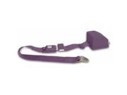 Autoloc 2 Point Retractable Plum Purple Lap Seat Belt 1 Belt SB2PRPL