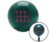 Pink Yee Haaa Green Flame Metal Flake Shift Knob with M16 x 1.5 Insert wholesale rod resin aftermarket manual stick knob performance strip automatic knobs shift