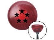 Black Officer 11 General of Air Force Red Retro Metal Flake Shift Knob M16x1.5 aftermarket cover oem gear leather hot knob shift boot rod resin automatic metr