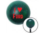 American Shifter Company ASCSNX45698 Red I 3 FORD Green Metal Flake Shift Knob with 16mm x 1.5 insert SBC 700r4 Fire