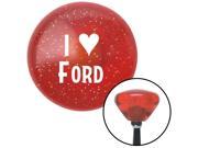 White I 3 FORD Orange Retro Metal Flake Shift Knob with M16 x 1.5 Insert brass rack top shift leather premium gear manual aftermarket handle oe oem rod shift st