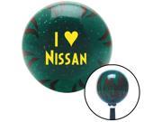 American Shifter Company ASCSNX1583453 Yellow I 3 for NISSAN Green Flame Metal Flake Shift Knob with M16 x 1.5 Insert