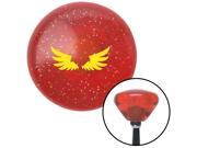 Yellow Firebird Wings Orange Retro Metal Flake Shift Knob with M16 x 1.5 Insert automatic hot knob custom knob rack pull decoration billard strip black lever st