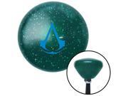 Blue Assassins Creed Green Retro Metal Flake Shift Knob with M16 x 1.5 Insert stick cover custom decoration oem custom pool lever plastic style boot leather han