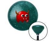 Devil Ghost Green Retro Metal Flake Shift Knob with M16 x 1.5 Insert nascar aftermarket knob oem gear performance metric weighted rack boot resin custom cover s