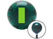 American Shifter Company ASCSNX1583904 Gn Officer 01 2 n Lt. and 1d Lt. Gn Flame Metal Flake Shift Knob M16 x 1.5