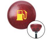 Yellow Gas Station Tank Red Retro Metal Flake Shift Knob with M16 x 1.5 Insert rack pull knob premium lever weighted shift style gear solid lever shift decorati