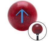 Blue Solid Pointing Arrow Up Red Metal Flake Shift Knob with M16 x 1.5 Insert lever metric gear knobs oem manual automatic style handle shift grip resin cover t