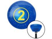 Yellow Ball 2 Blue Retro Metal Flake Shift Knob with M16 x 1.5 Insert jdm early shift style shift leather shift aftermarket lever handle knob pull performance