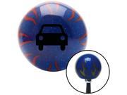 Black Car Blue Flame Metal Flake Shift Knob with M16 x 1.5 Insert backup mac rod style custom resin shift knobs oe solid pool automatic lever grip shift premium