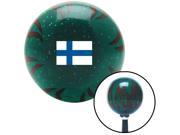 Finland Green Flame Metal Flake Shift Knob with M16 x 1.5 Insert big dog bert manual solid style boot oe aftermarket knobs weighted automatic lever shift pool g