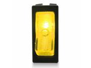 KIC Wiring GHT8529 Illuminated Rocker Switch 1 Yellow 20a 12v