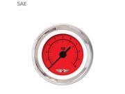 Aurora Instruments GAR261ZEAIABAC Tachometer Gauge with emblem - Rider Red, Black Vintage Needles, Chrome Trim DIY Aurora Instruments GAR261ZEAIABAC Tachometer Gauge with emblem - Rider Red, Black Vintage Needles, Chrome Trim DIY