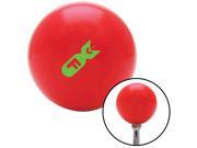 Green F Bomb Red Shift Knob with M16 x 1.5 Insert nascar bert line out uconnect grip rack oe solid decoration performance rod stick resin lever premium gear kno