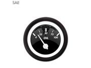 Oil Pressure Gauge SAE Ghost Tribal Series White Modern Needles Black uconnect brass 409 wide 5 1932 bbc 1932 hot rod 18 degree sbc dune buggy racing xtreme