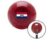 American Shifter Company ASCSNX1630650 Missouri Red Flame Metal Flake Shift Knob with M16 x 1.5 Insert procharger