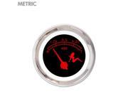 Oil Pressure Gauge Metric Mudflap Red Text Black Red Modern Needles go kart bert 1932 jr dragster matchless early mg tc parts 7.3 late model 409 rv auto 350